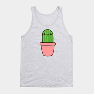 Cute cactus in pink pot Tank Top